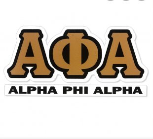 Alpha Phi Alpha logo Iron On Transfer