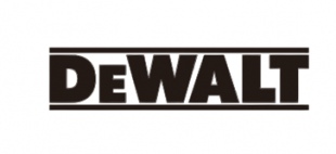 Dewalt logo black color 4 inches glossy finish sticker